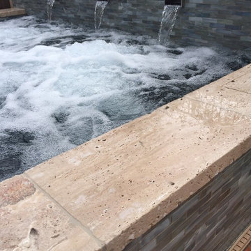 Mocha Paver Water Feature