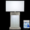 Fine Art Lamps 824810-22 Crystal Bakehouse Cobalt & Aqua Crystal Table Lamp