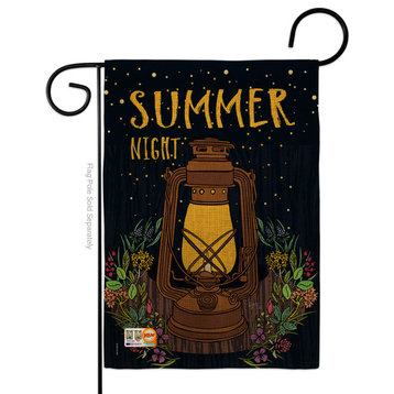 Summer Night Lantern Summer Fun In The Sun Garden Flag