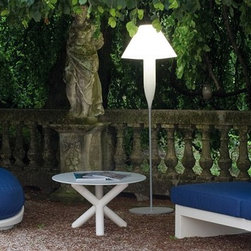 Bonheur Outdoor Floor Lamp by Serralunga - Outdoor Floor Lamps