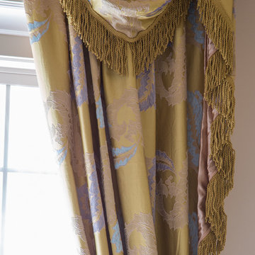 Valance curtains with swags and tails by celuce.com
