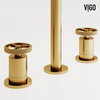 VIGO Cass 2-Handle Bathroom Faucet, Matte Brushed Gold