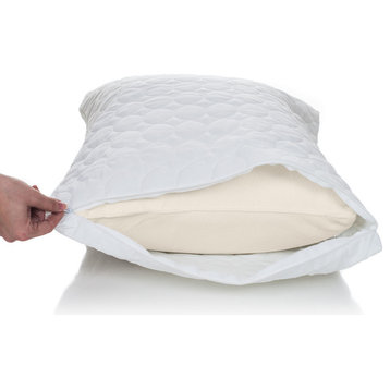 Remedy Cotton Bed Bug and Dust Mite Pillow Protector, Standard, 1 Piece