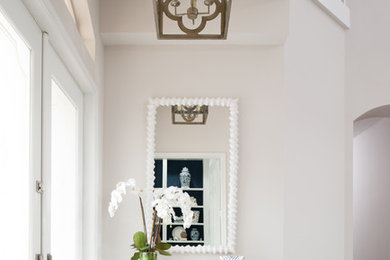 Example of a beach style entryway design in Miami
