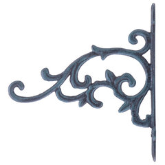 Heavy-Duty Wall-Mounted Solid Iron Plant Hanger, 18 - Traditional -  Planter Hardware And Accessories - by Modern Artisans