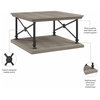 Coliseum Square Coffee Table in Driftwood Gray - Engineered Wood
