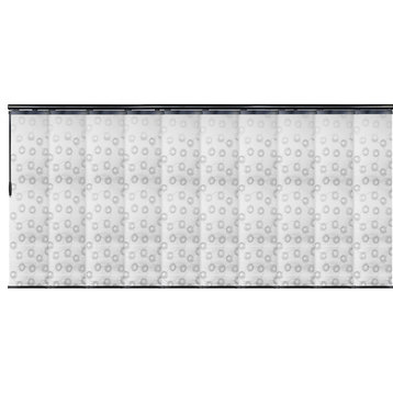 Salma 10-Panel Track Extendable Vertical Blinds 120-218"W