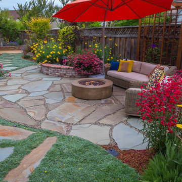 New Back Yard Seating Area