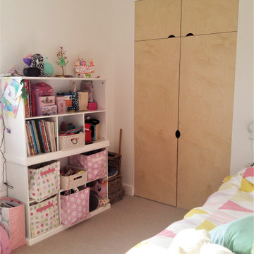 Birch ply fitted wardrobes for all the family
