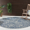 Soleri Navy 7'10" x 7'10" Round Area Rug