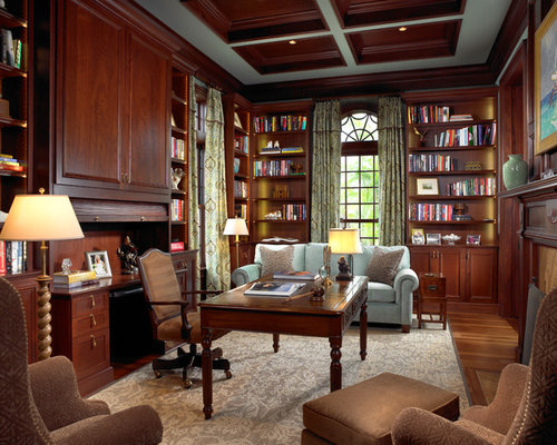 Traditional Home Office Design Ideas, Remodels & Photos