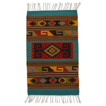 Novica Zapotec World Wool Area Rug, 2'x3'