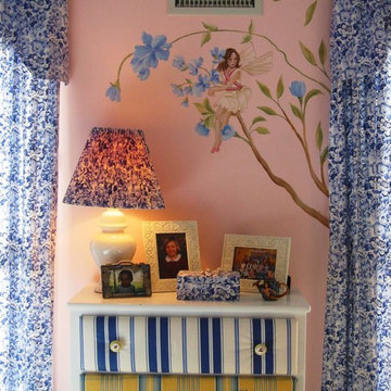 Girl's Tree Fairy Mural