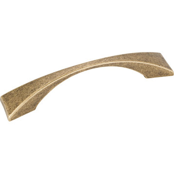 Elements - 96mm Glendale Cabinet Pull - Distressed Antique Brass