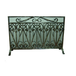 ACC-005 Custom Iron Fireplace Screens - Fireplace Screens