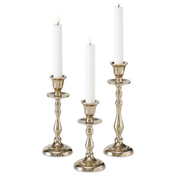 Champagne Candlestick Holders