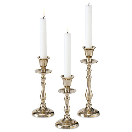 Champagne Candlestick Holders