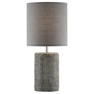 Lite Source LS-23315 Dustin 18" Tall Buffet and Vase Table Lamp - Grey