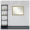 Mosaic Gold Beveled Wall Mirror - 44.25 x 34.25 in.