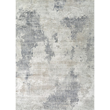 Couristan Dreamscape Watercolors Ivory-Gray Rug 8'x11'