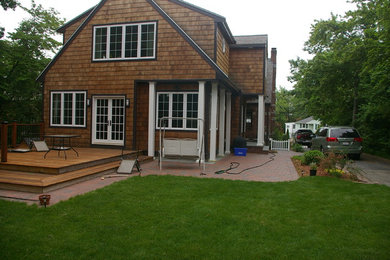 Inspiration for a timeless exterior home remodel in Boston