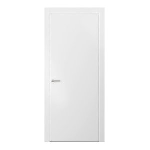 Planum 2102 Interior Wood Door White Silk With Glass