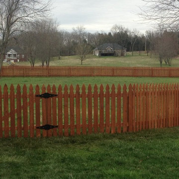 "Sierra" stain on this picket fence in Murfreesboro, TN