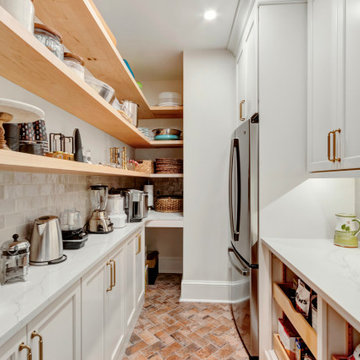 Spacious Pantry with Plenty of Shelving and Storage