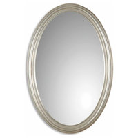 Franklin Oval Silver Mirror