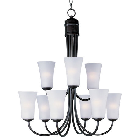 Maxim 10046 Logan 9 Light 2 Tier Chandelier - Oil Rubbed Bronze