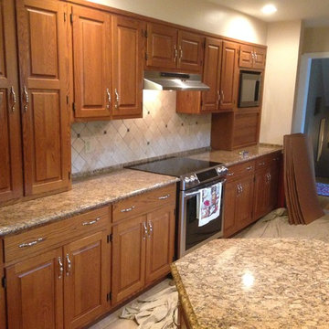 Cherry Cabinet Refacing