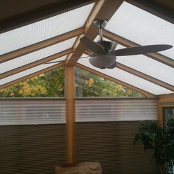 Trilight Cellular Shades paired with Skylight Cellular Shades - Cellular Shades