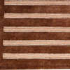Hand Knotted Brown New Zealand Wool Area Rug, 5'6"x7'10"