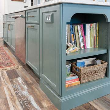 bookcase end for cookbooks and display