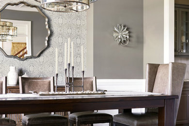 Inspiration for a contemporary dining room in Richmond.