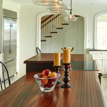 Custom Wood Countertoped Island