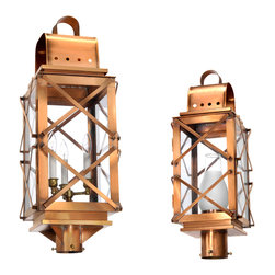 Post Mounted Lanterns, Copper Lanterns - Post Lights