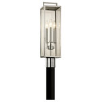Troy Lighting - Beckham Outdoor Light Post, Polished Stainless Finish - For over 50 years, Troy Lighting has transcended time and redefined handcrafted workmanship with the creation of strikingly eclectic, sophisticated casual lighting fixtures distinguished by their unique human sensibility and characterized by their design and functionality.