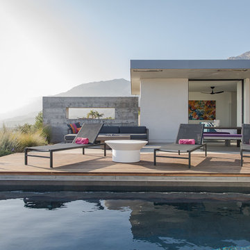 Mission Canyon Hilltop Landscape and Pool