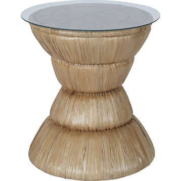 Kai Woven Hourglass Table - Natural