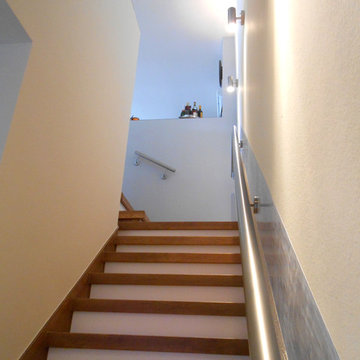 Wandgestaltung mit Naturpigmentfarben in einem privaten Wohnhaus