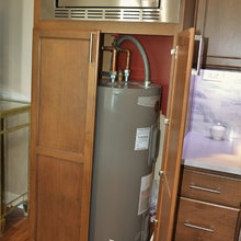 water heater closet