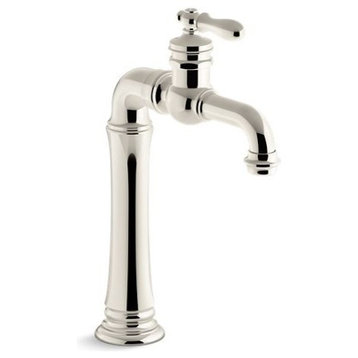 Kohler Artifacts Gentleman'S 1-Handle Bathroom Faucet, Vibrant Polished Nickel