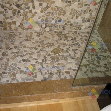 Travertine Stone Shower