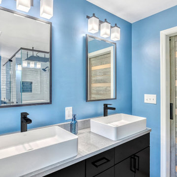 Transitional Primary Bathroom Design Lorton, VA