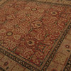 8'x10' Hand Knotted Wool Indo Tabriz Oriental Area Rug Rose, Moss