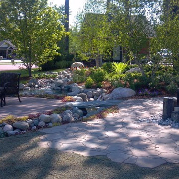 Hearthside Grove Resort Stream with Ponds