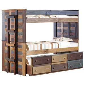 Morgan Creek Multicolor Bunk Beds With, Cargo Bunk Beds With Trundle