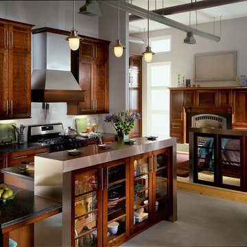 Contemporary Dynamic style Kitchen Cabinets Design ideas