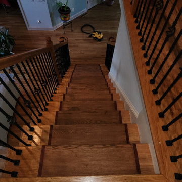 Smyrna carpeted stair conversion
